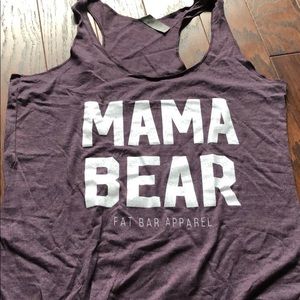 Fat Bar Apparel Mama Bear Racerback Tank
